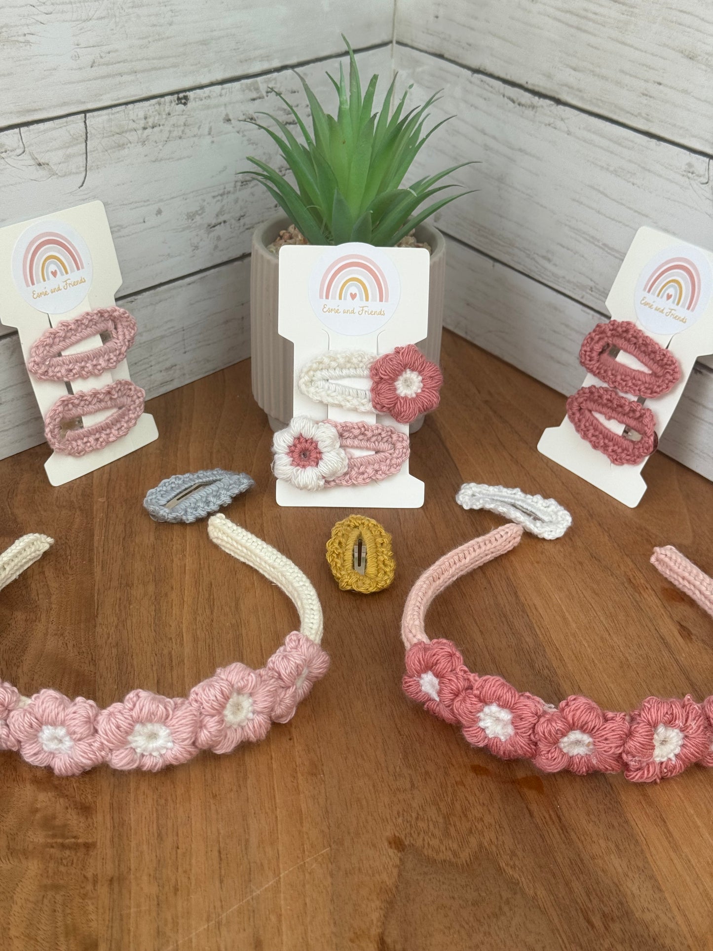Crochet Hairclips