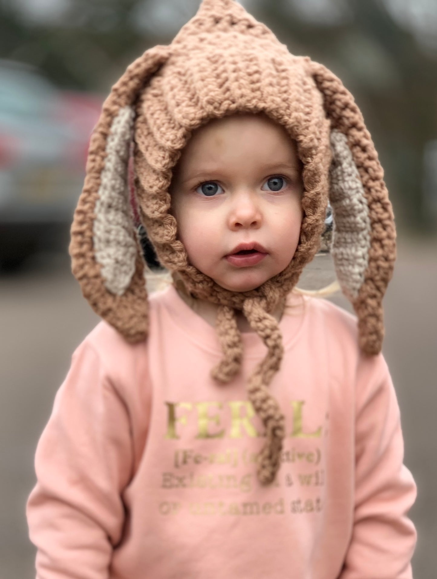 "Hallie" Bunny Bonnet