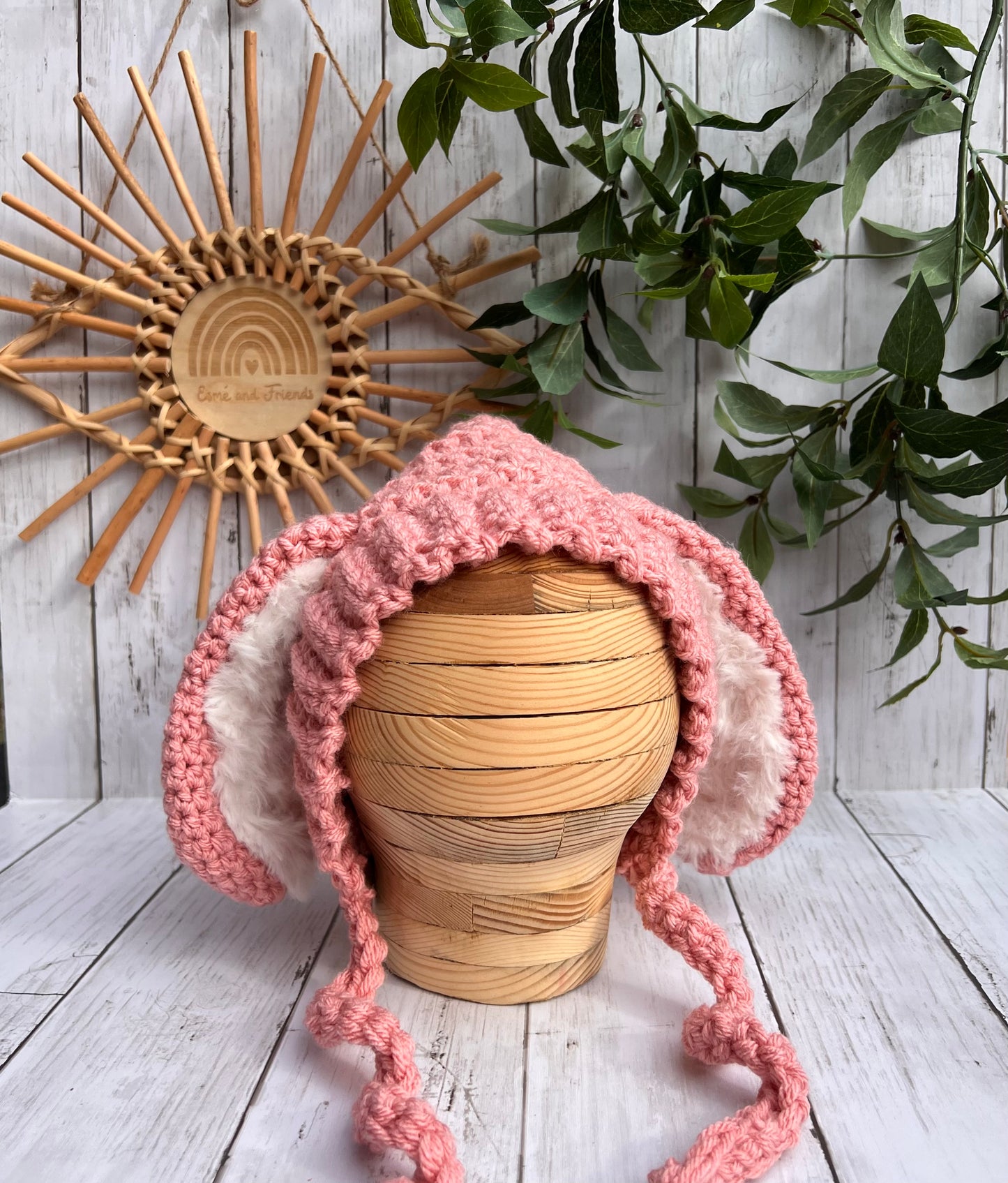 "Hallie" Bunny Bonnet