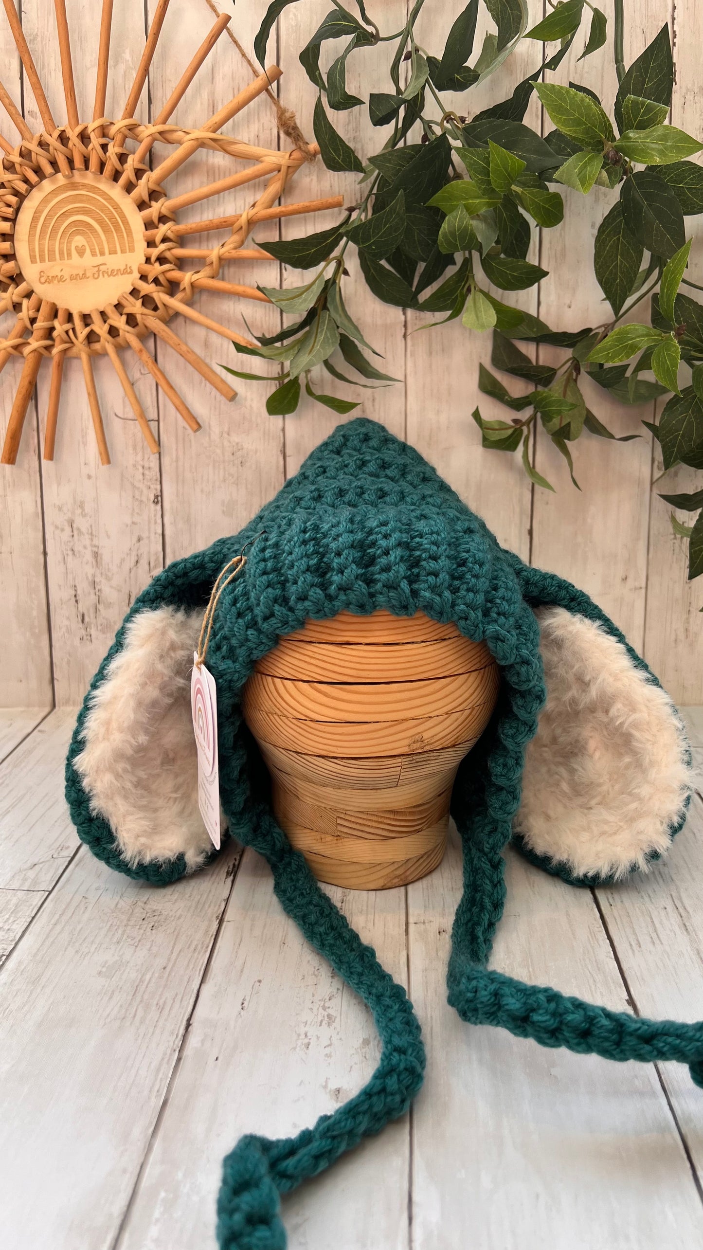 "Hallie" Bunny Bonnet