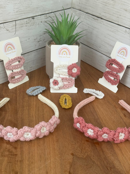 Crochet Hairclips