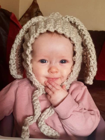 "Hallie" Bunny Bonnet